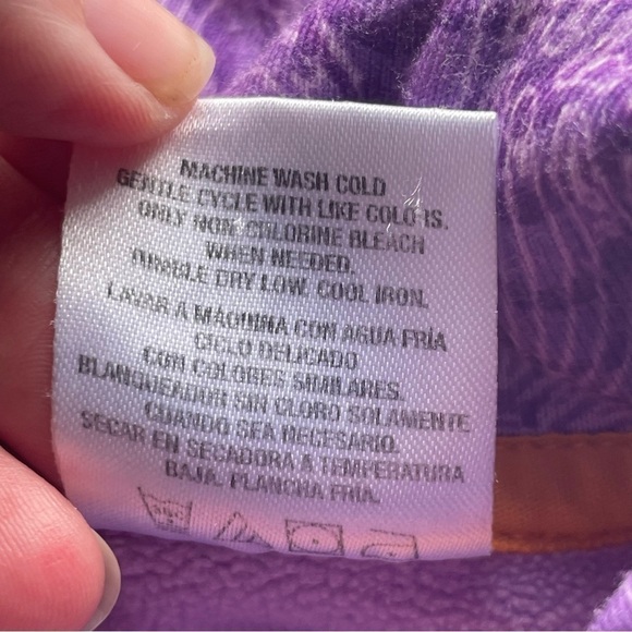 Spalding Purple Quarter-Zip Pullover Sweatshirt – Medium - Picture 9 of 11